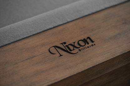 Nixon Georgia Slate Pool Table | Weathered Natural Finish | Dining Top Option