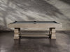 Nixon Huck Slate Pool Table | Grey White Oak Finish | Dining Top Option