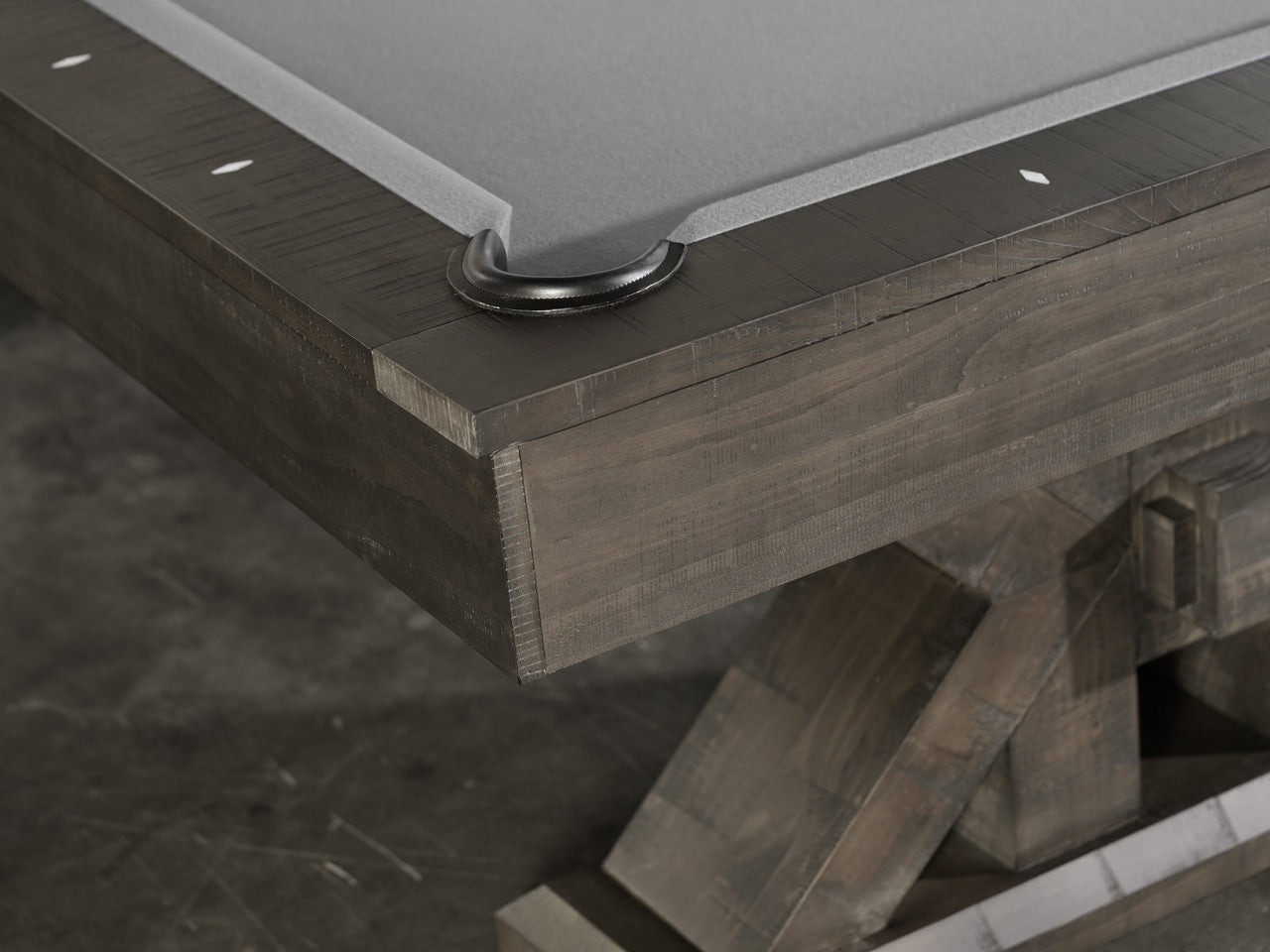 Nixon Jasper Slate Pool Table | Weathered Slate Finish | Dining Top Option