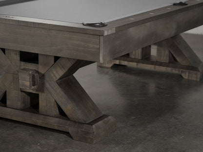 Nixon Jasper Slate Pool Table | Weathered Slate Finish | Dining Top Option