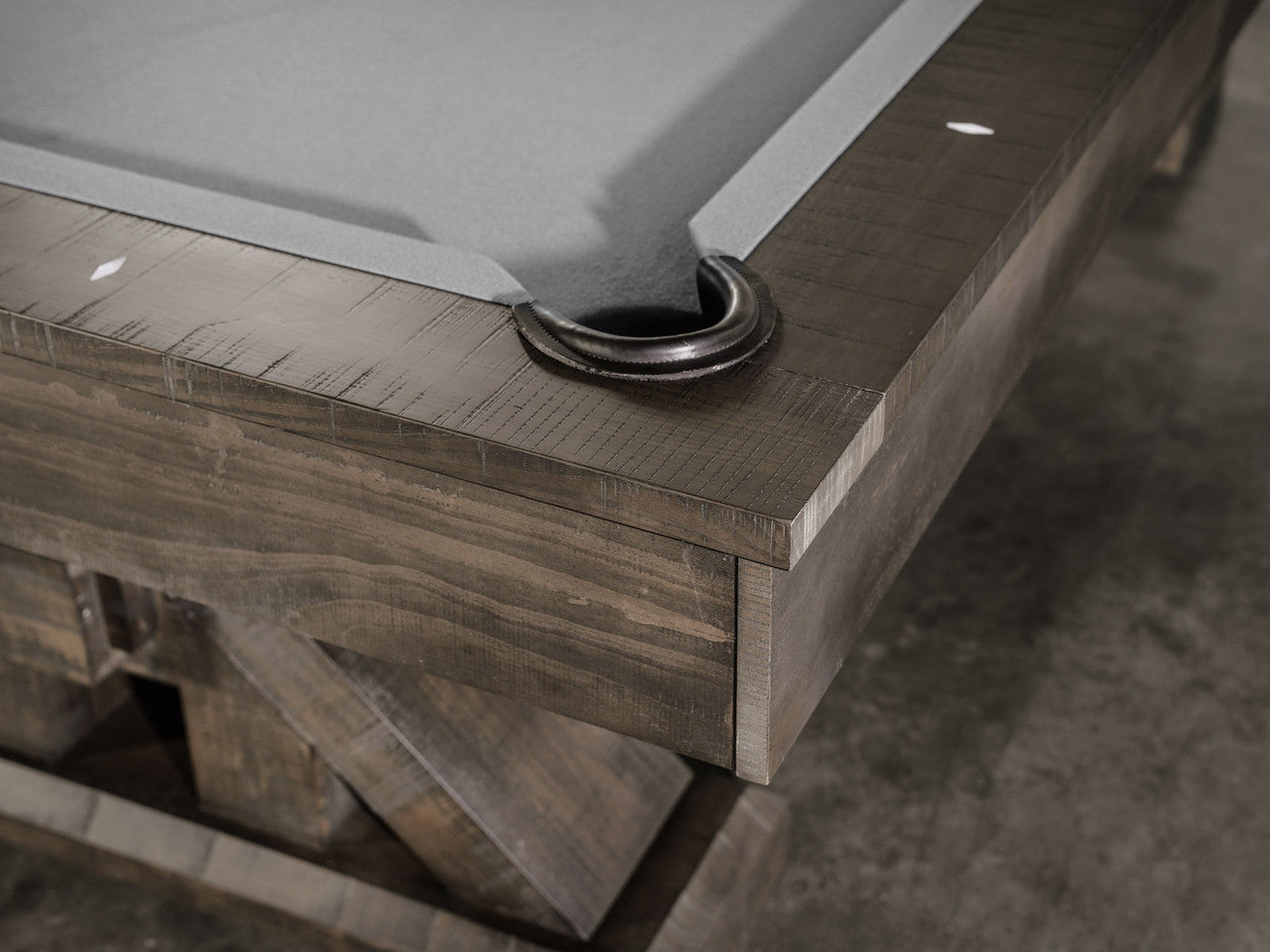 Nixon Jasper Slate Pool Table | Weathered Slate Finish | Dining Top Option