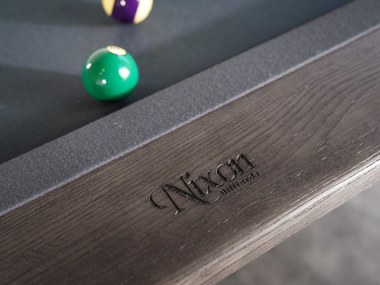 Nixon Kai Slate Pool Table | Grayson Grey Finish | Dining Top Option