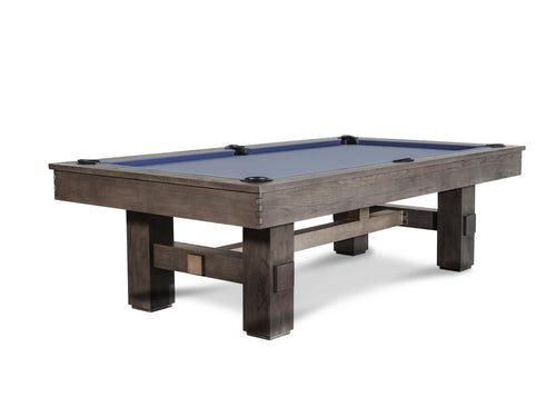 Nixon Kemp Slate Pool Table | Grayson Grey Finish | Dining Top Option