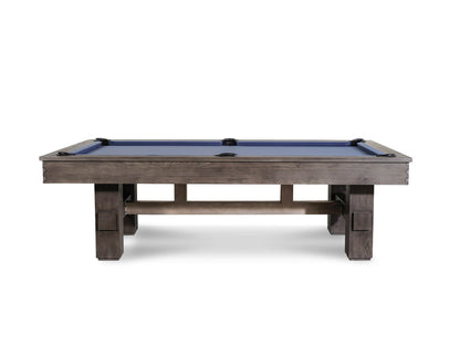 Nixon Kemp Slate Pool Table | Grayson Grey Finish | Dining Top Option