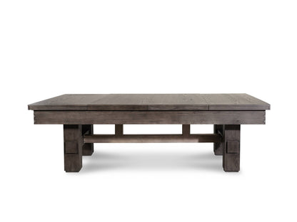 Nixon Kemp Slate Pool Table | Grayson Grey Finish | Dining Top Option