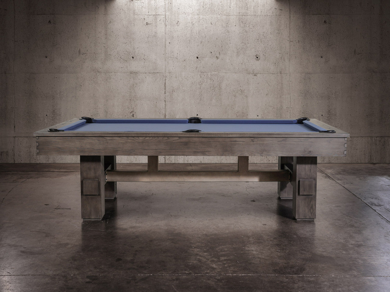 Nixon Kemp Slate Pool Table | Grayson Grey Finish | Dining Top Option