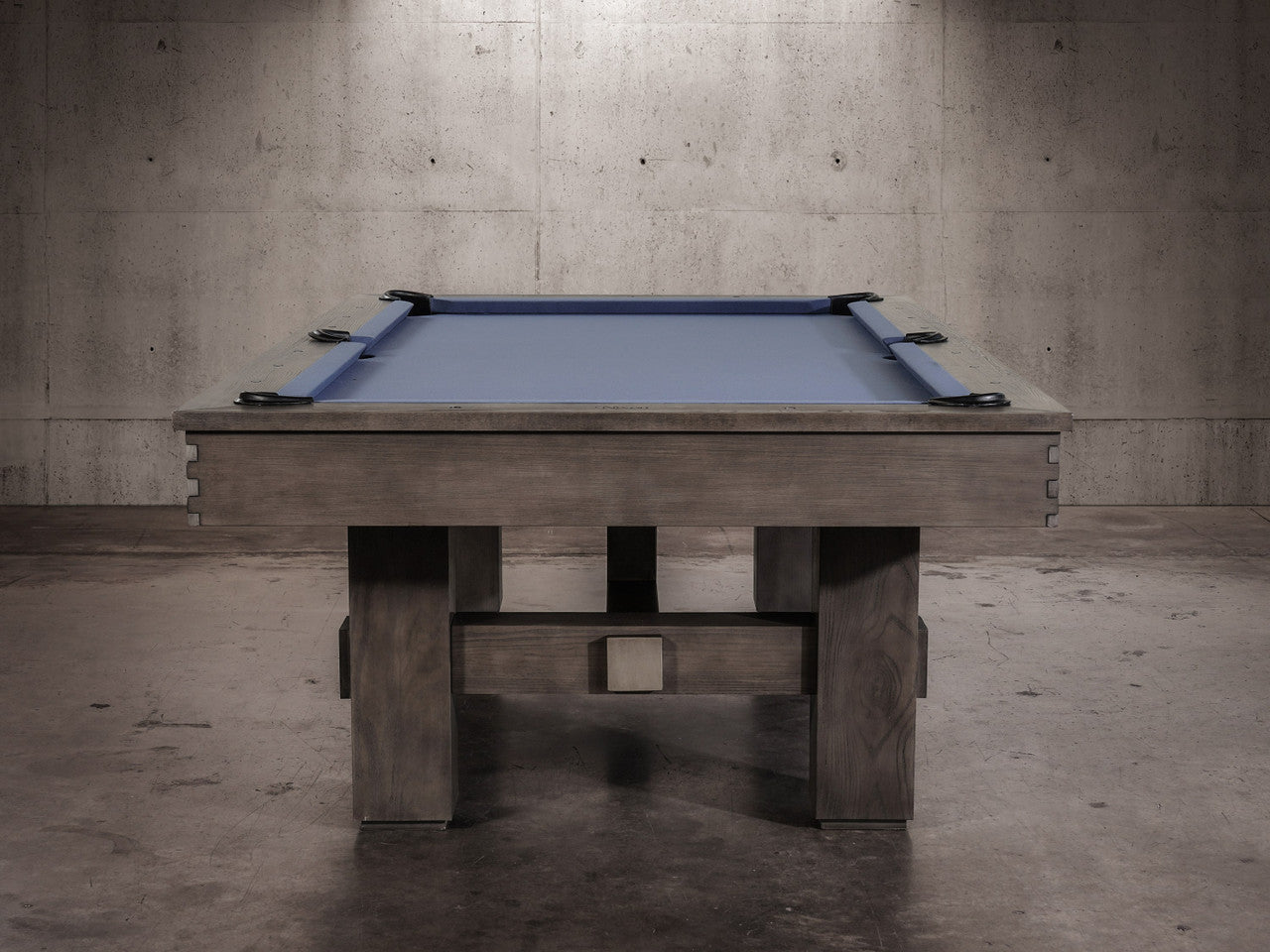 Nixon Kemp Slate Pool Table | Grayson Grey Finish | Dining Top Option