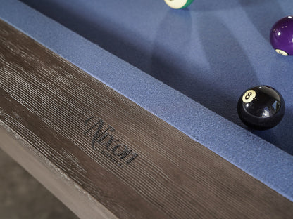 Nixon Kemp Slate Pool Table | Grayson Grey Finish | Dining Top Option