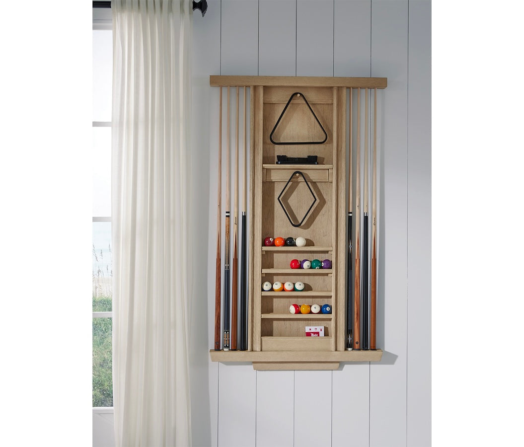 Port Royal 8-cue wall rack designed by American Heritage.