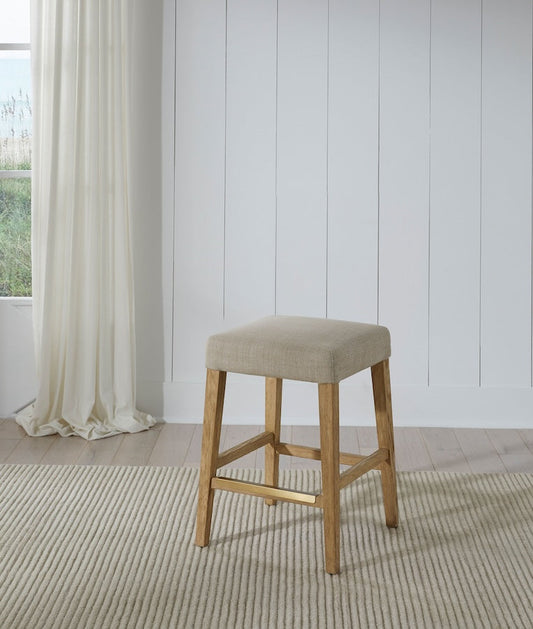 Port Royal backless stool by American Heritage.