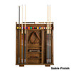 American Heritage Providence 12-cue rack in a Sable finish.