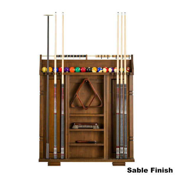 American Heritage Providence 12-cue rack in a Sable finish.