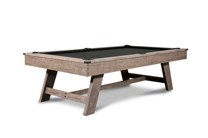 Nixon Hunter Slate Pool Table | Antique Finish with Wood Legs | Dining Top Option