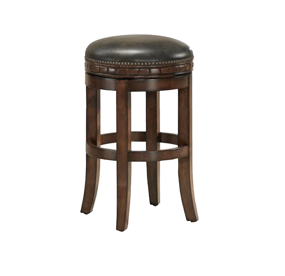 The medieval-looking Sonoma stool designed and built by American Heritage.