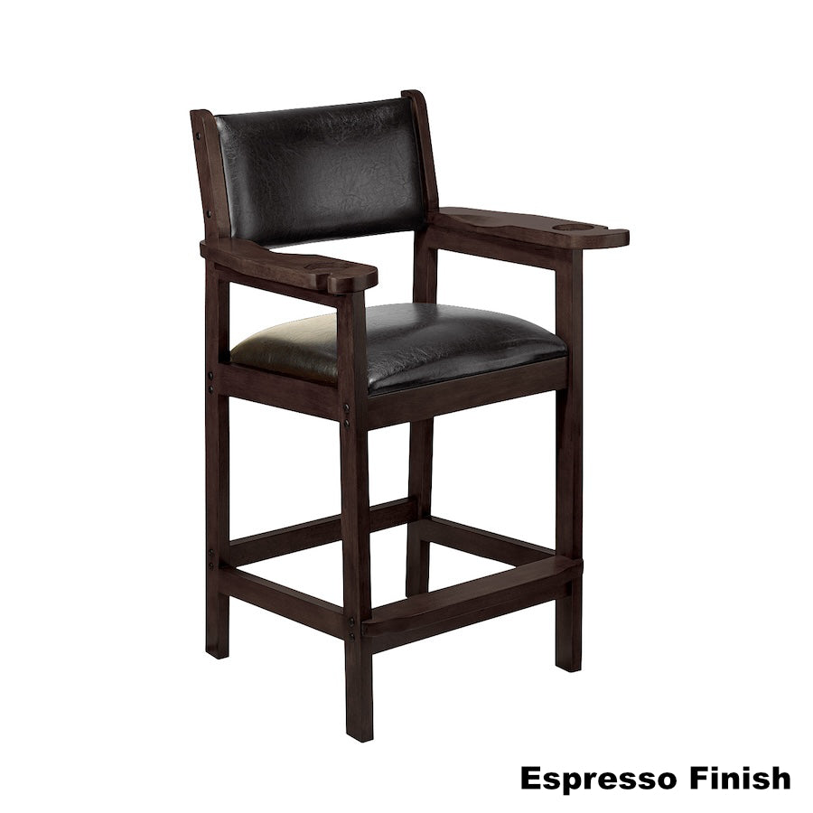 The Spectator chair in an Espresso wood finish designed  by American Heritage.