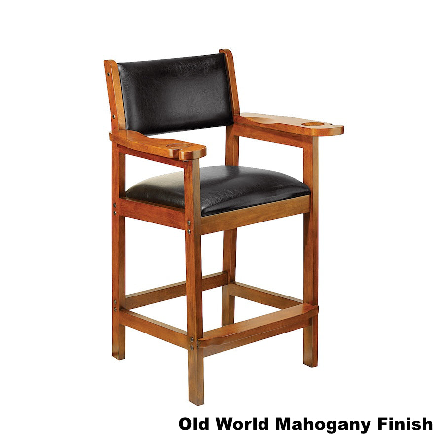 The Spectator chair in an Old World Mahogany finish designed by American Heritage.