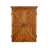 Turnberry dartboard cabinet by American Heritage made with reclaimed wood in with a rustic finish.