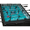 American Heritage Velcoity foosball table in Black finish - black and silver players.