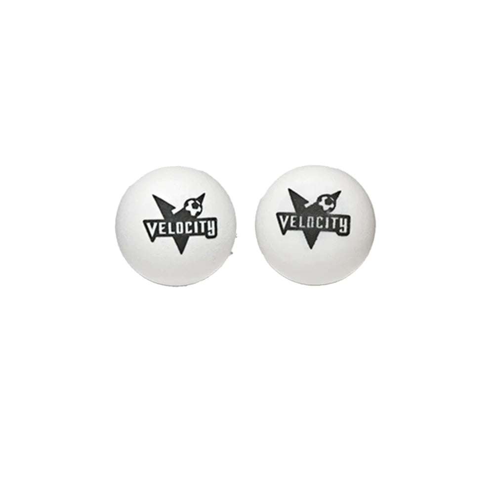 American Heritage Velocity foosballs - white.