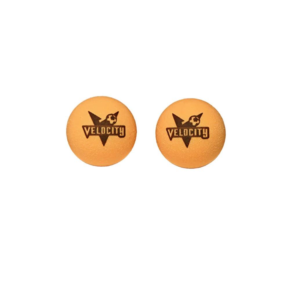 American Heritage Velocity foosballs - yellow.