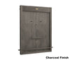 12-cue Alta wall-mounted rack by American Heritage finished in Charcoal.