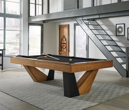 Annex 8' Pool Table | Brushed Walnut | American Heritage