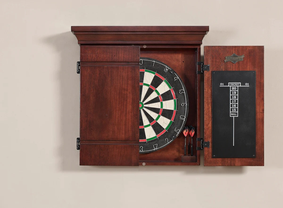 Athos dartboard cabinet by American Heritage.