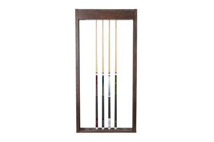 Bryant Wall Rack in Brushed Walnut Finish | Nixon Billiards