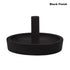 Cone talc bowl that holds cone chalk for billiards in Black  wood finish by American Heritage.