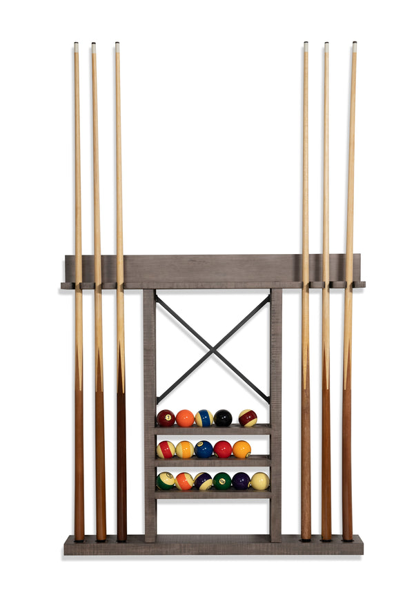 Hunter Wall Cue Rack in Antique Finish | Nixon Billiards