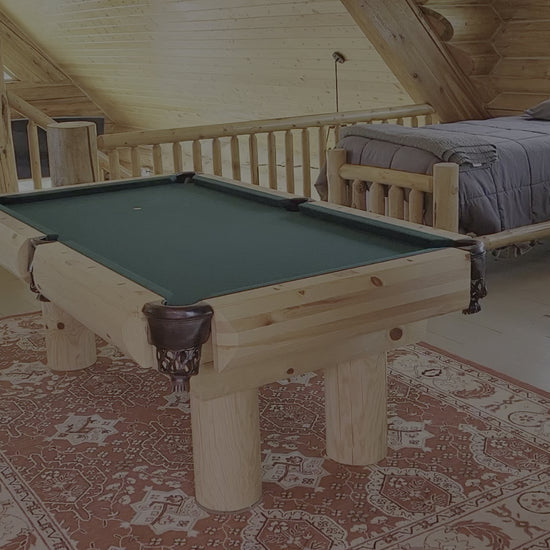 Customer review video of the Ponderosa Pine Billiard Table by Viking Industries