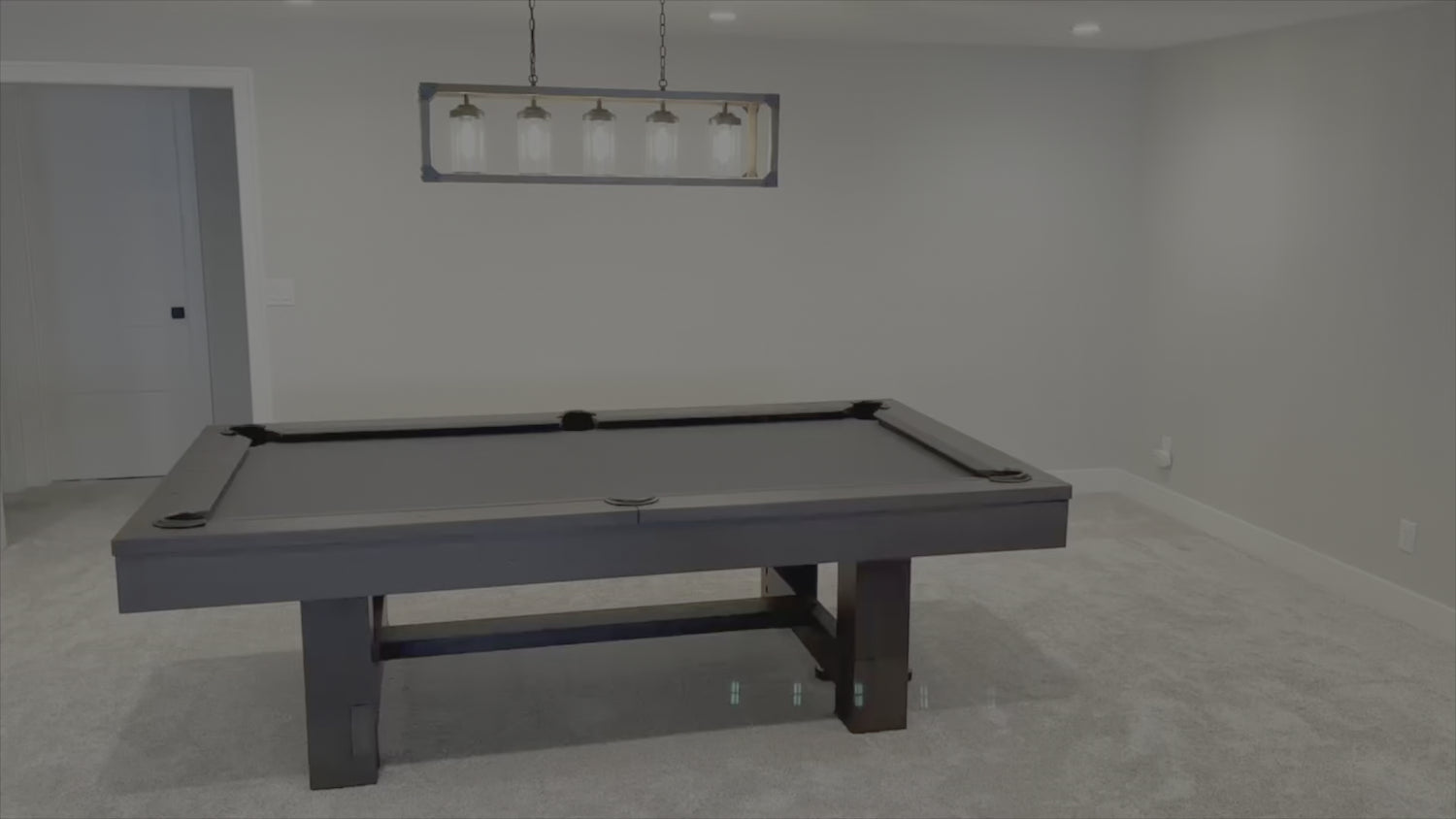 Isabella Dakota Slate Billiard Table In Charcoal |  Includes Premium Accessory Kit | Optional Dining Top