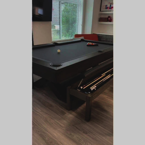 Review of Manhattan slate pool table and dining top.