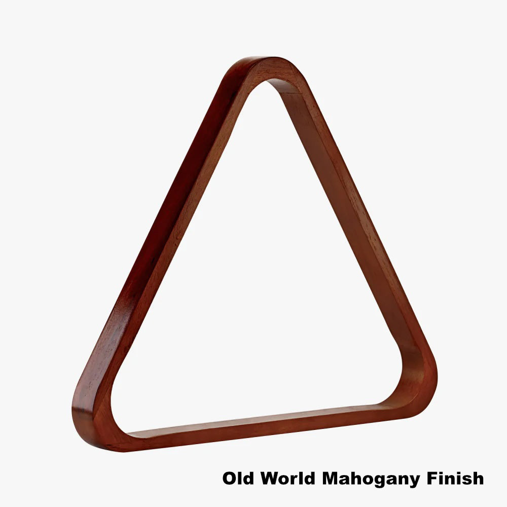 Standard 8-ball billiards rack by American Heritage in Old World Mahogany finish