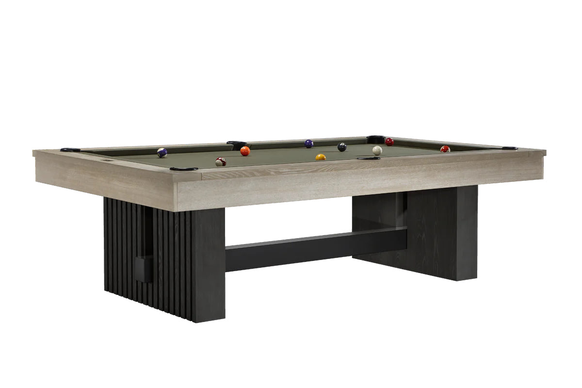 American Heritage Vancouver slate pool table in dual-toned finish - a contemporary style pool table.