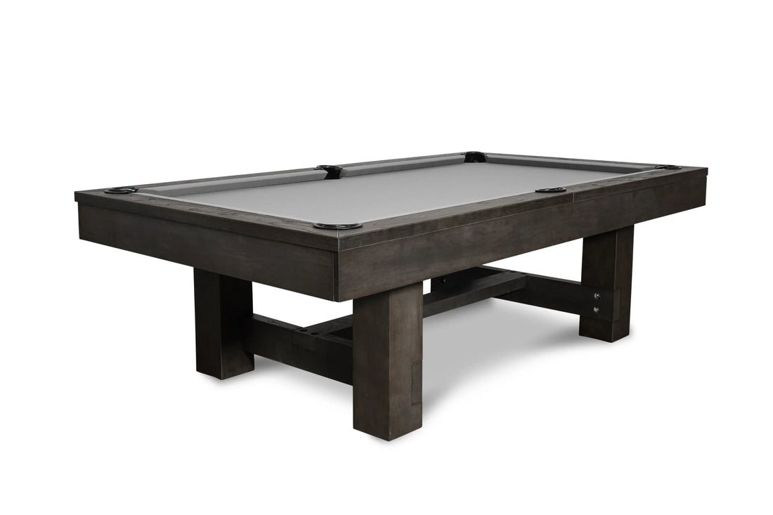 Isabella Dakota Slate Billiard Table In Charcoal |  Includes Premium Accessory Kit | Optional Dining Top