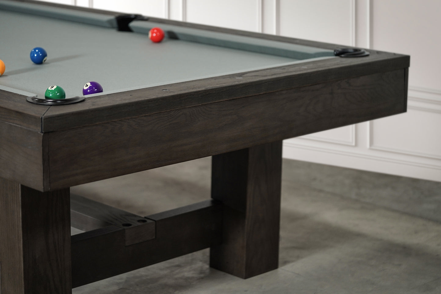 Isabella Dakota Slate Billiard Table In Charcoal |  Includes Premium Accessory Kit | Optional Dining Top