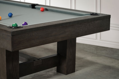 Isabella Dakota Slate Billiard Table In Charcoal |  Includes Premium Accessory Kit | Optional Dining Top