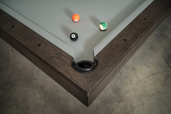 Isabella Dakota Slate Billiard Table In Charcoal |  Includes Premium Accessory Kit | Optional Dining Top