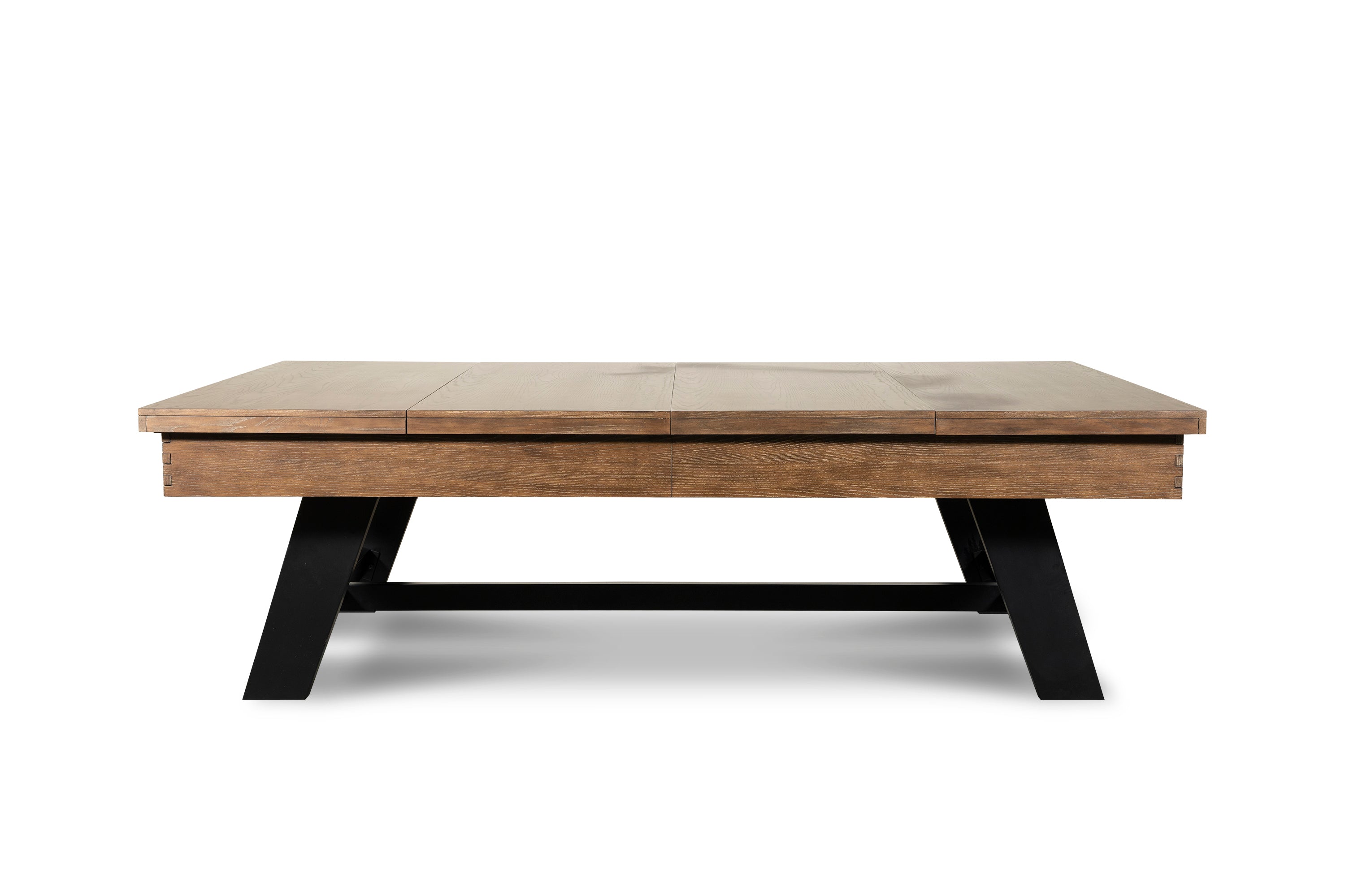Nixon Hunter Slate Pool Table | Brushed Walnut with Metal Legs | Dining Top Option