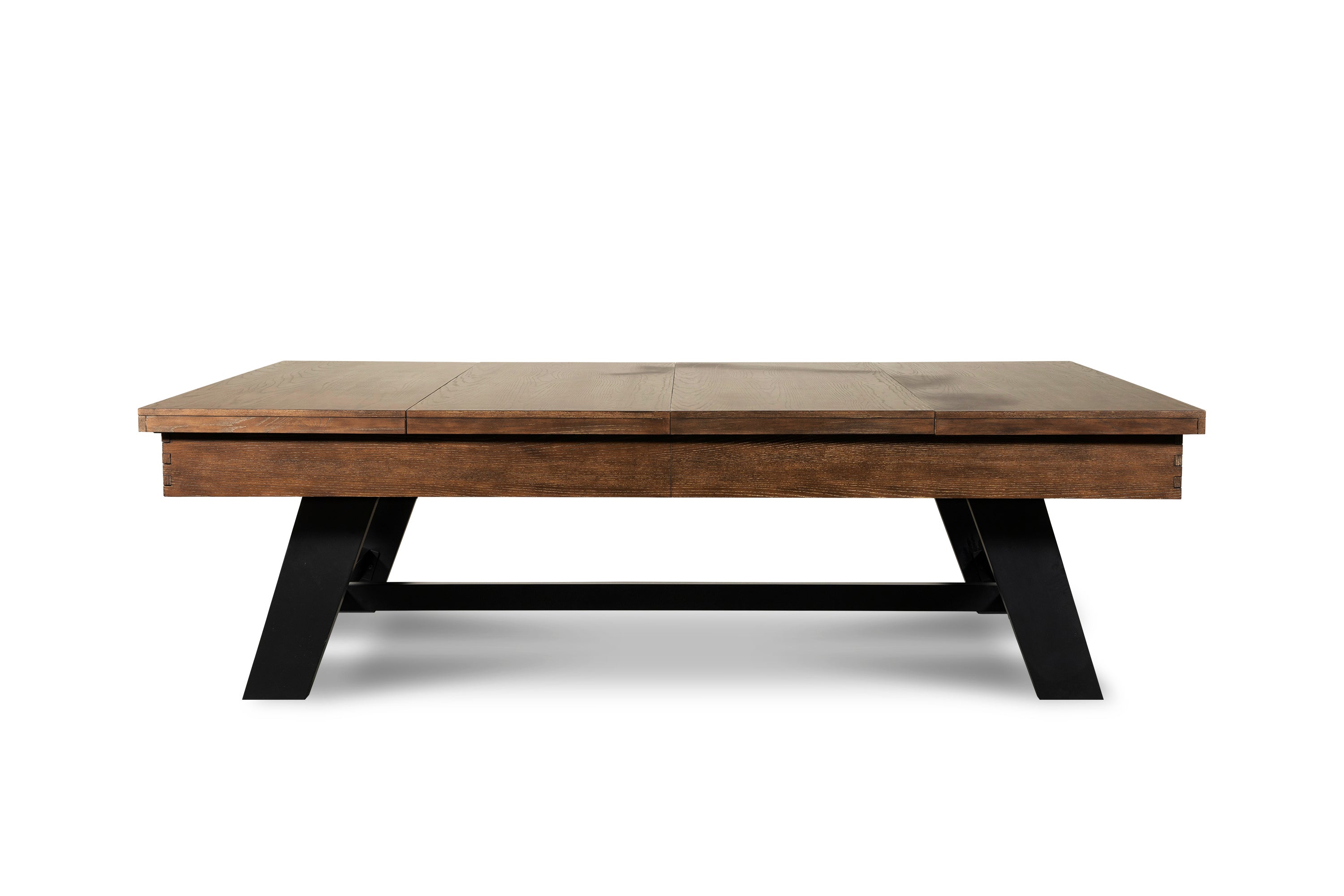 Nixon Hunter Slate Pool Table | Brushed Walnut with Metal Legs | Dining Top Option