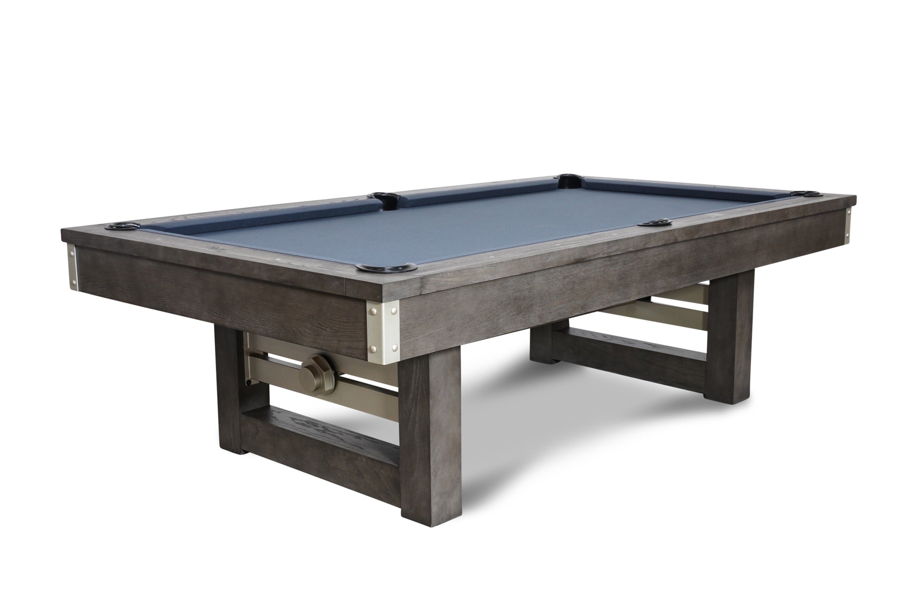 Nixon Billiards Bryant Slate Pool Table in Grayson Grey Finish