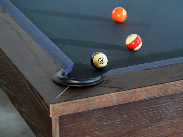 Isabella Manhattan Slate Pool Table In Brownwash |  Includes Premium Accessory Kit | Optional Dining Top