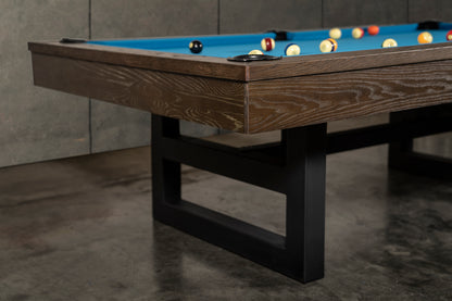 Isabella Chino Slate Pool Table in Brownwash | Includes Premium Accessory Kit | Optional Dining Top