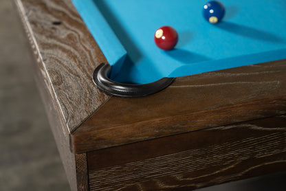 Isabella Chino Slate Pool Table in Brownwash | Includes Premium Accessory Kit | Optional Dining Top