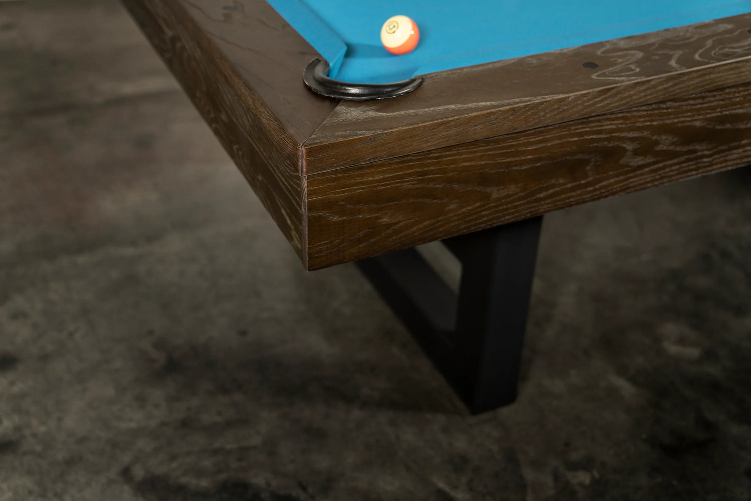 Isabella Chino Slate Pool Table in Brownwash | Includes Premium Accessory Kit | Optional Dining Top