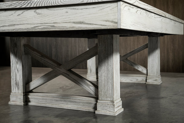 An angle shot of the Isabella Agriturismo showing the legs and the corner of the table.