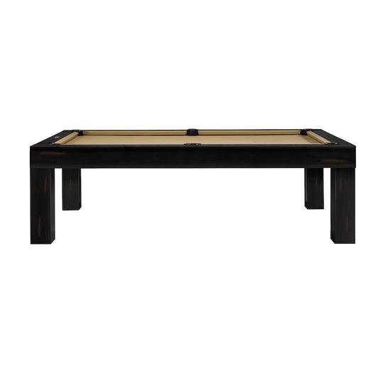 An Alta slate billiard table in a Peppercorn finish with khaki felt designed by American Heritage.