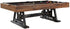 The Da Vinci slate pool table with a  Reclaimed Brown finish designed by American Heritage.