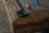 Iron Smyth Bruiser 8' Slate Pool Table In Brownwash With Free 32-Piece Premium Accessory Kit - The Family Game Room